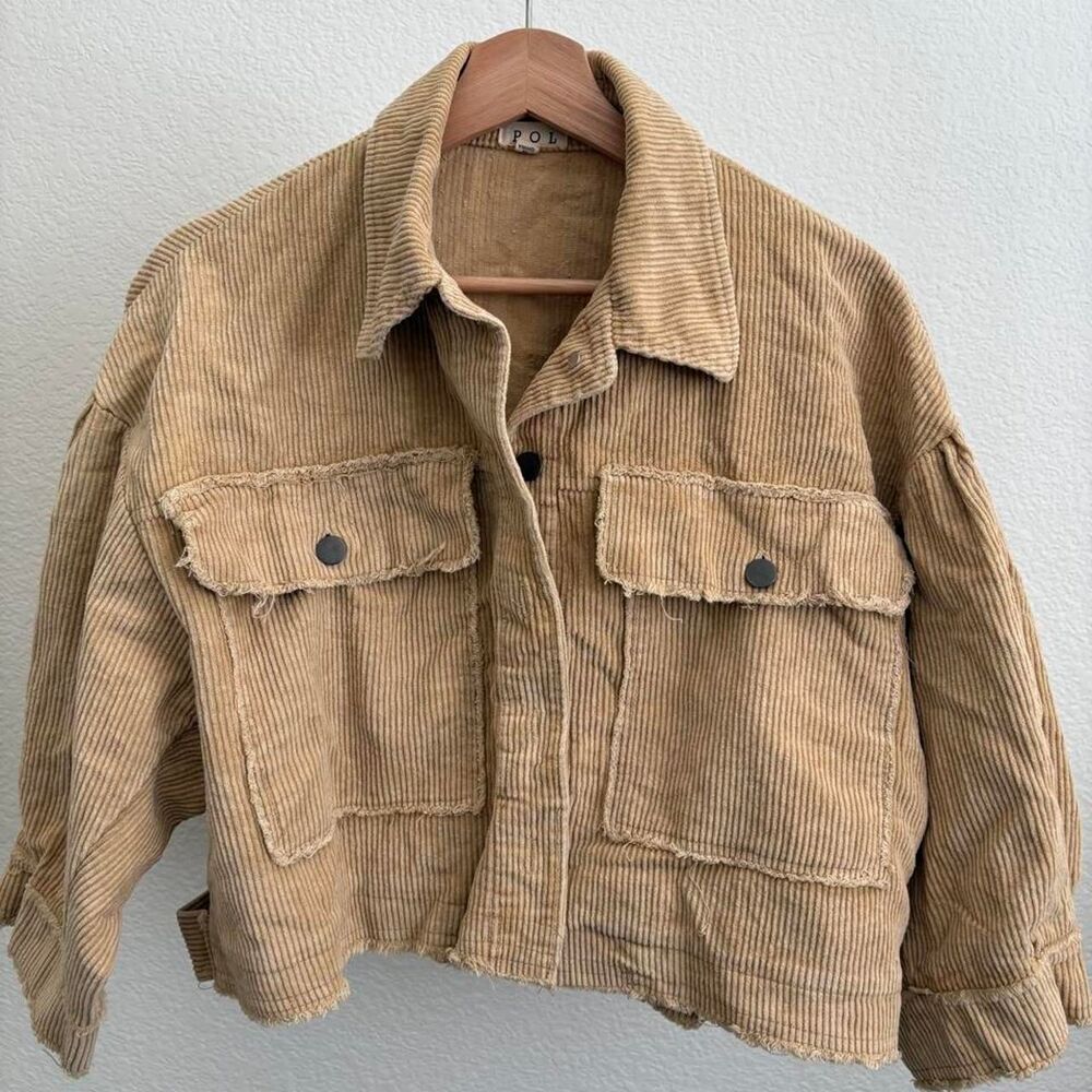 Pol Women's Tan and Brown Jacket
